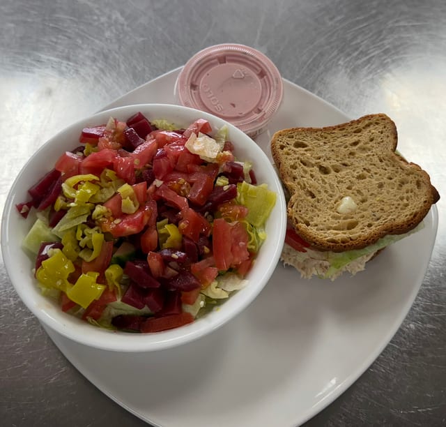 Baby Greek & Sandwich Salad.