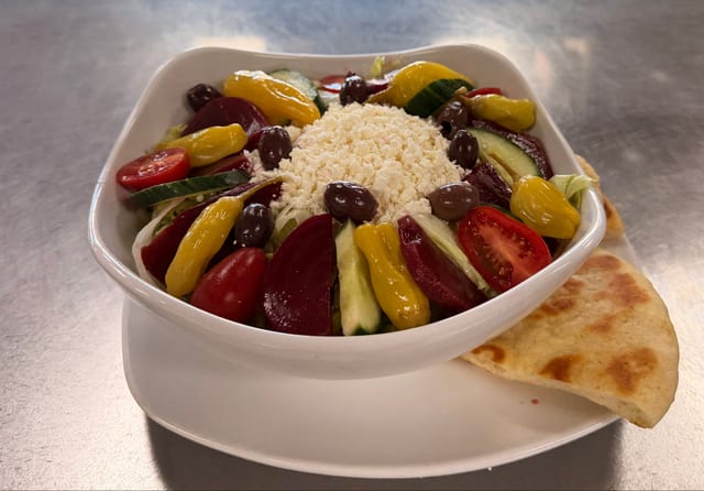 Backyard's Greek Salad.