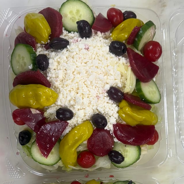 Backyard's Greek Salad.