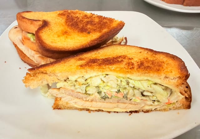 Turkey Reuben Sandwich.