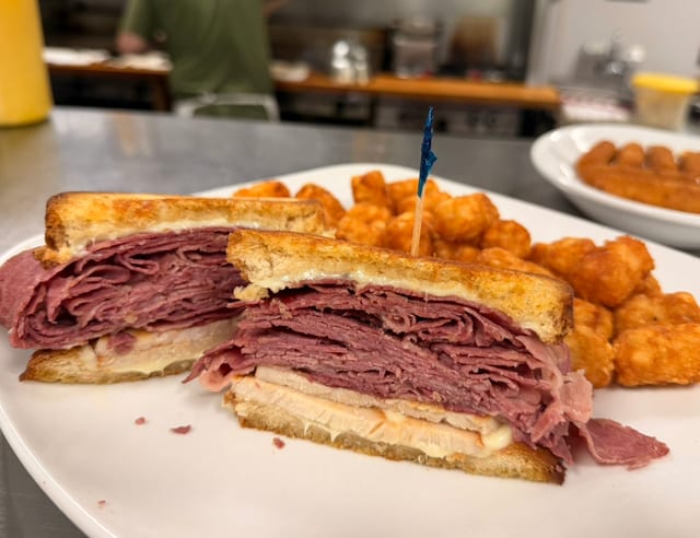 Corned Beef Sandwich.