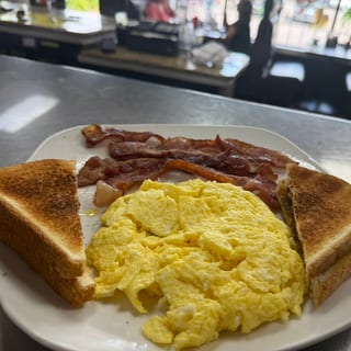 Two Eggs with Meat