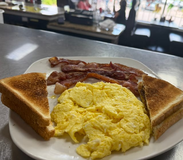 Two Eggs with Meat.