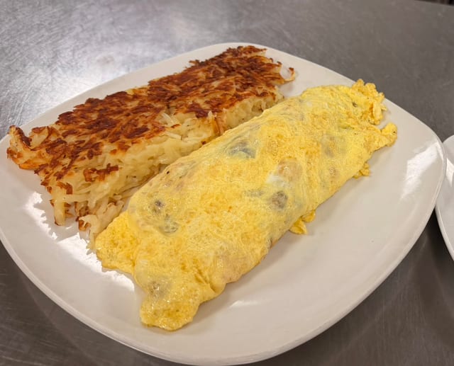 Chicken Southwest Omelette.