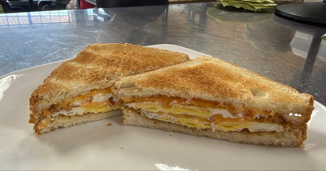 Egg & Cheese Sandwich.