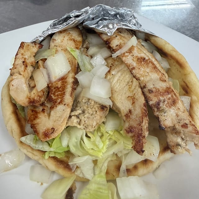 Chicken Gyro Pita.