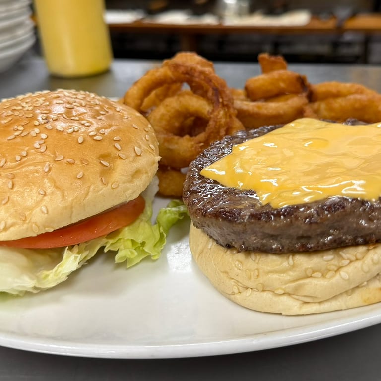 Indulge in Our Cheeseburger