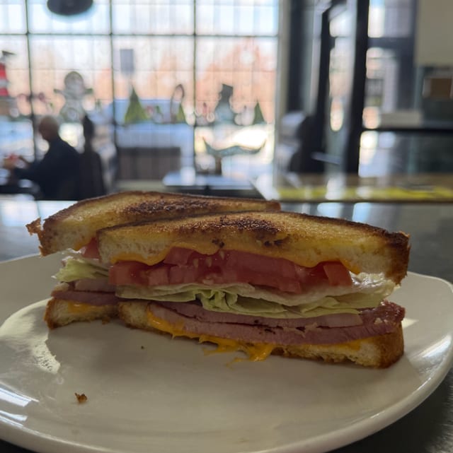 Grilled Ham & Cheese Sandwich.